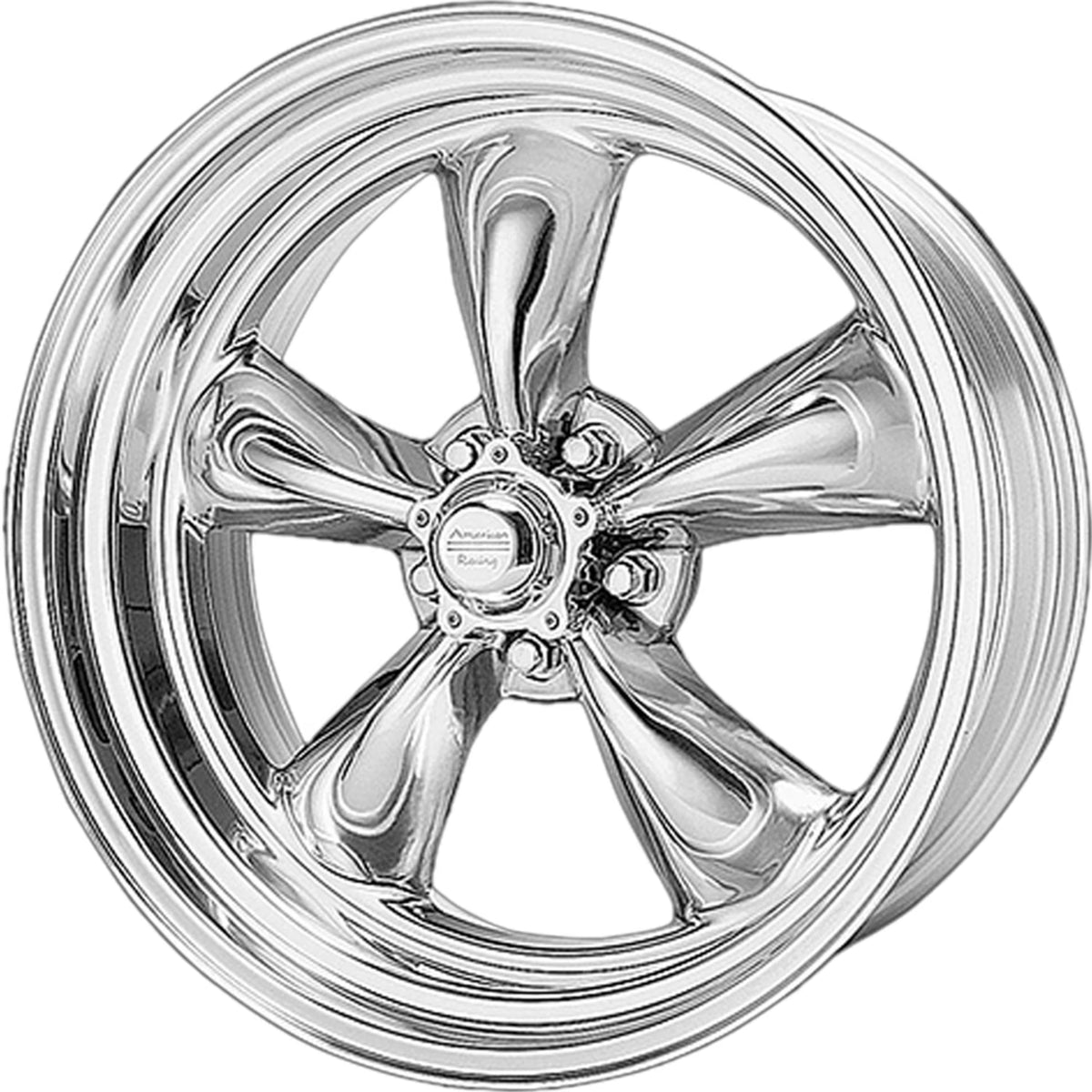 American Racing Torq Thrust II Cast Aluminum 15" Wheel 5x4.5 15x7 5 Lugs, Polished