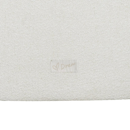 Beautiful Drew Accent Chair by Drew Barrymore, Cream Boucle