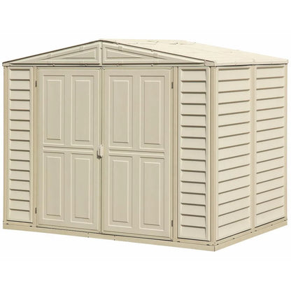 Duramax 8ft x 5.5ft Duramate Vinyl Shed with Foundation