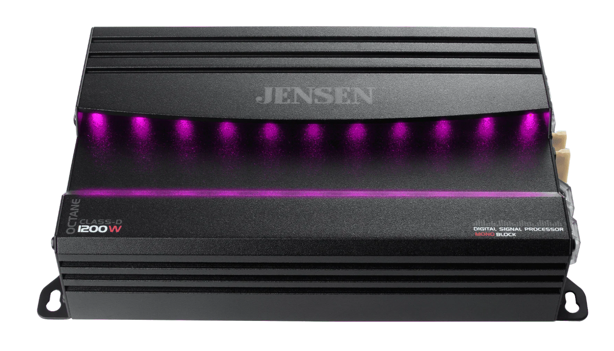 JENSEN XDA91RB Class-D Mono Amplifier with 240 Watts x 1 RMS,1200 Watts Peak Power