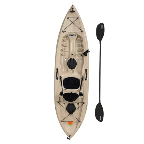 Lifetime Tamarack Angler 10 ft Sit-on-Top Fishing Kayak, Tan (90508)