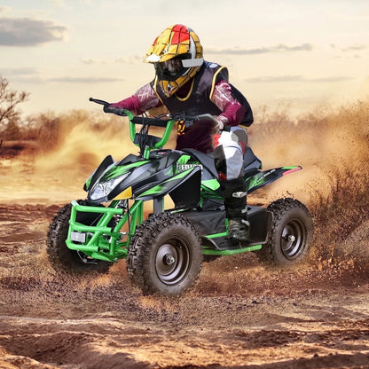 Aoemoe 500W Ride-On Racer �C 15mph Speed, 36V Battery, 45�C60 Min Play, Blue