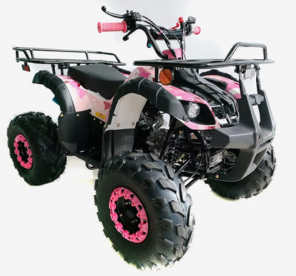 New HHH 125cc ATV Four Wheeler Quad- PINK Camo