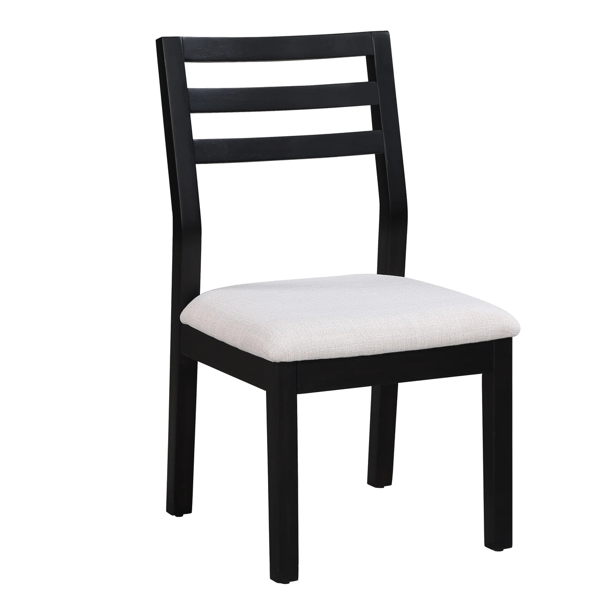 Better Homes & Gardens Ezra Dining Room Chair 2 Pack, Walnut and Cream Fabric Color