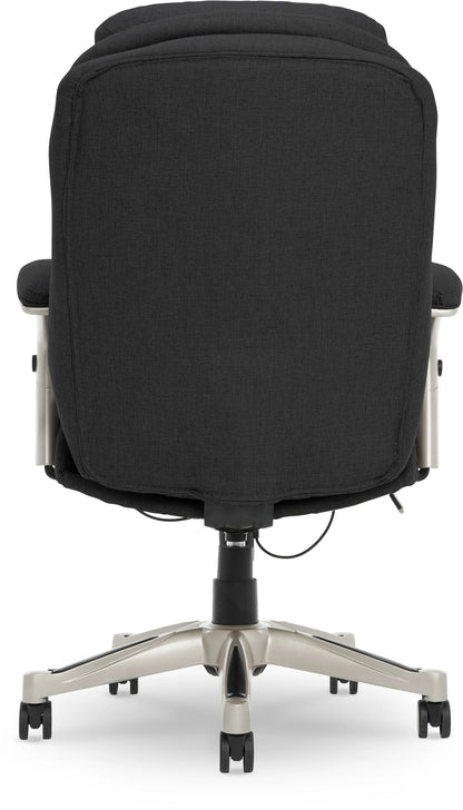 Serta Back in Motion Technology Fabric Executive Office Chair, Light Gray
