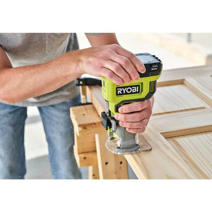 ONE+ 18V Cordless 2-Tool Combo Kit with Compact Fixed Base Router and 5 in. Random Orbit Sander (Tools Only)