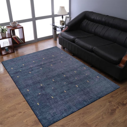 Rugsotic Carpets Handmade Rugs Hand Knotted Loom Rectangle 3'x5' Orange Wool for Indoor Use