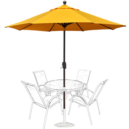 EliteShade 9Ft Market Umbrella Patio Outdoor Table Umbrella��Teal��
