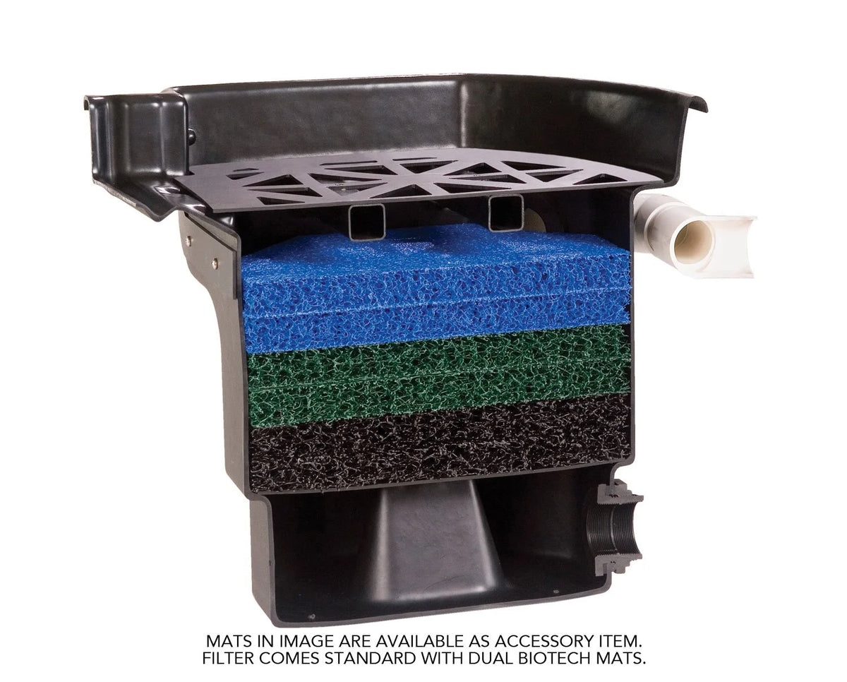 Atlantic Water Gardens BF1900 Pond Filter & Waterfall Spillway, 19-inch, Black