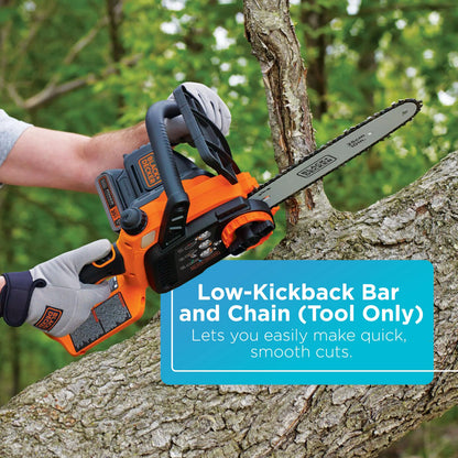 BLACK+DECKER 20V MAX* Cordless Chainsaw, 10-Inch (Tool Only), (LCS1020B)