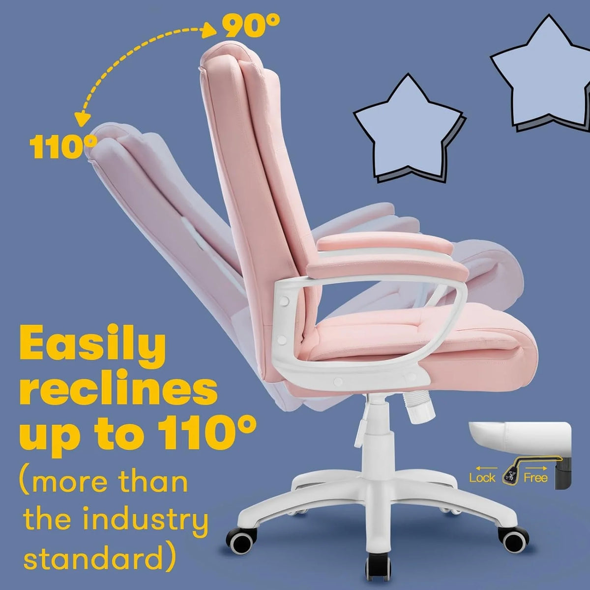 Bossin Big and Tall Home Office Computer chair for Adults, High Back Desk Chair for Heavy Duty 400 LBS