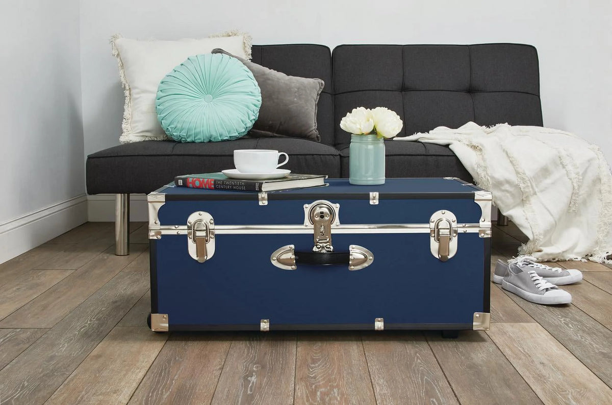 Seward Collegiate Collection Footlocker Trunk with Wheels