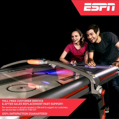 ESPN 84'' Fast Line Air Powered Hockey Table, Accessories Included, Gray,