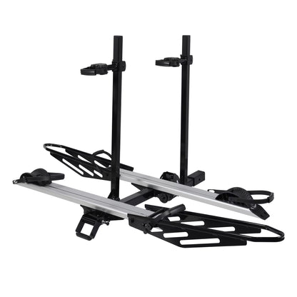 Young Electric Ebike Rack, 200lb Capacity, Alloy Steel Hitch Mount, Fits 5-Inch Fat Tire Bikes, 2-Inch Receiver