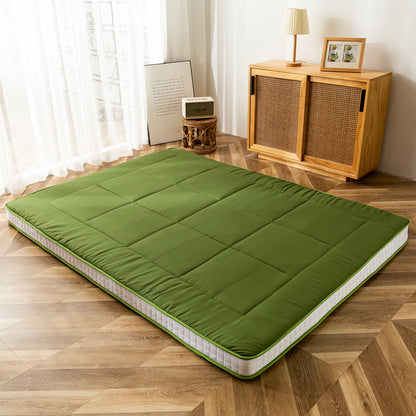 Futon Mattress, Padded Japanese Floor Mattress Quilted Bed Mattress Topper, Extra Thick Folding Sleeping Pad, Dark Grey, Twin
