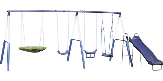 XDP Recreation Surf N Swing Set with Wave Slide. Super Disc Swing. Swing Seat. Stand R Swing. &amp; Surf N Board Swing