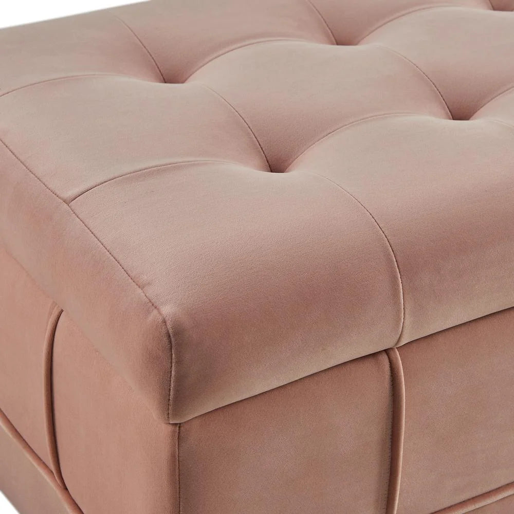 Picket House Furnishings Jude Tufted Storage Ottoman