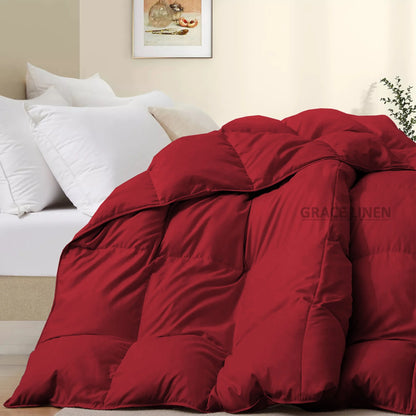 Bedding Comforter Cal King Size, Duvet Insert, Quilted Comforter with Corner Tabs, All Season Lightweight Quilt, Down Alternative Hotel Comforter Cal King Size 96X102 Baby Pink