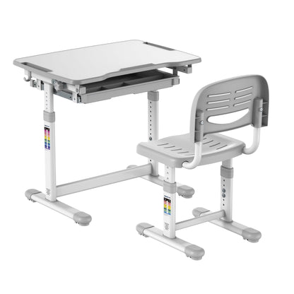 Mount-It! Kids Desk and Chair Set, Blue