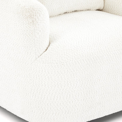 Harper & Bright Designs 360�� Swivel Accent Chair, Barrel Chair Swivel Upholstered Sofa Chair with Cushion for Living Room Office, Beige