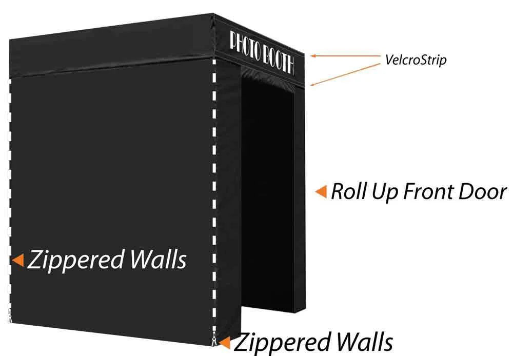 Impact Canopy 5x5 Pop Up Portable Photo Booth, Photo Tent