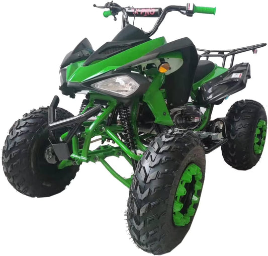 X-Pro Brand New 200cc Gas ATV, Automatic Transmission with Reverse LED Headlights Big 23"/22" Tires