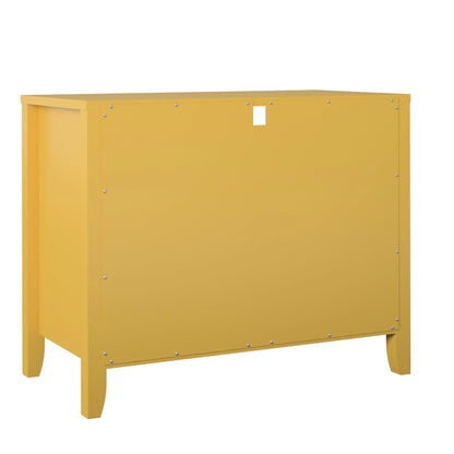 Her Majesty 2 Drawer Nightstand, Mustard Yellow