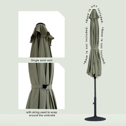 Tempera 9FT Auto Tilt patio umbrella