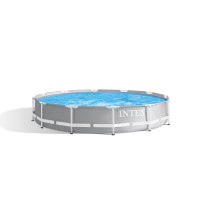 Intex 26719EH 14ft x 42in Prism Frame Above Ground Swimming Pool with Pump