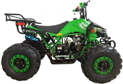 X-Pro Brand New Blast 125cc ATV with Automatic Transmission Reverse LED Headlights Big 19"/18" Tires