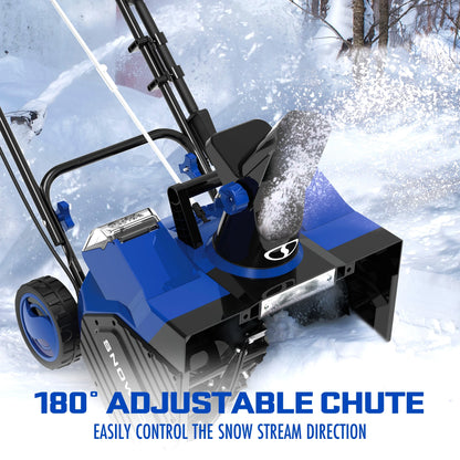 Snow Joe Snow Blower IONMAX, Cordless Electric Kit with LED Light, 24V-X2-SB18-TV1