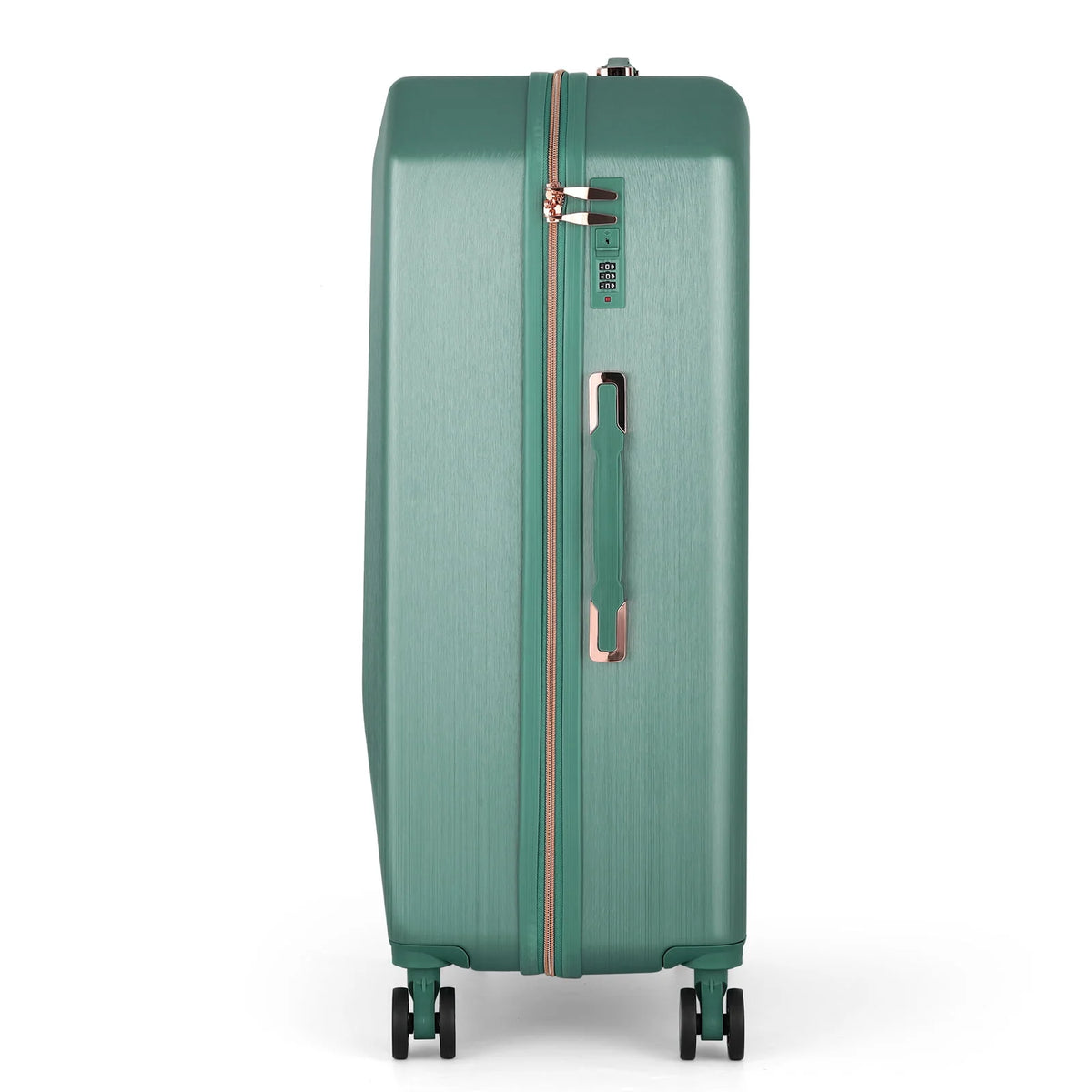 5PCS Travel Luggage Set with Makeup Case, Mint Green