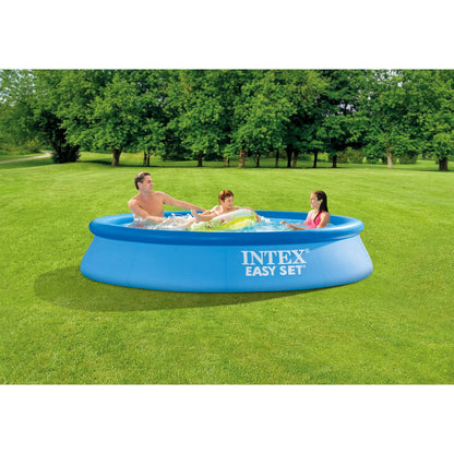 Intex 10' x 30" Easy Set Above Ground Swimming Pool With Filter Pump