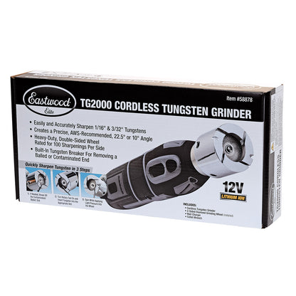 Eastwood Elite TG2000 Cordless TIG Welder Tungsten Grinder for TIG Welding