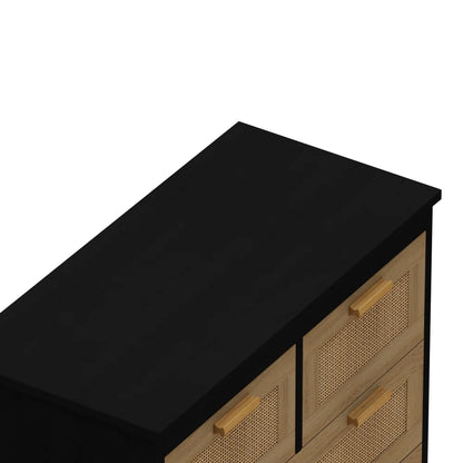 Tcbosik 4-Drawers Dresser, 31.5" Storage Chest of Drawers for Bedroom, Easy to Assemble, Natural