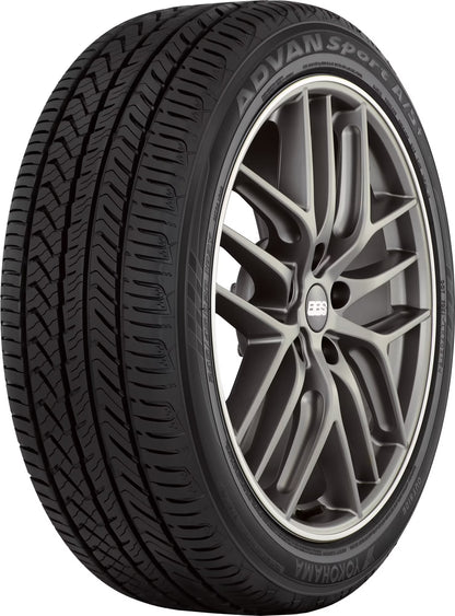 Set of 4 Yokohama Advan Sport A/S+ 235/45R18 98 W Tires 2354518 235 45 18