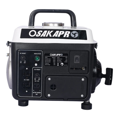 Portable Gas Powered Generator, 900W Peak, 800W Rated, Low Noise, Lightweight, EPA Compliant for Home, Camping, and Outdoor Use