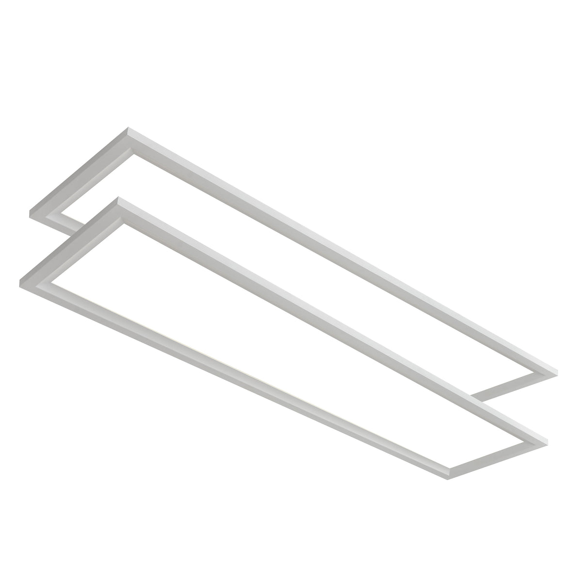 Artika Sunray 1'x4' Flat Panel LED Light, 2-pack