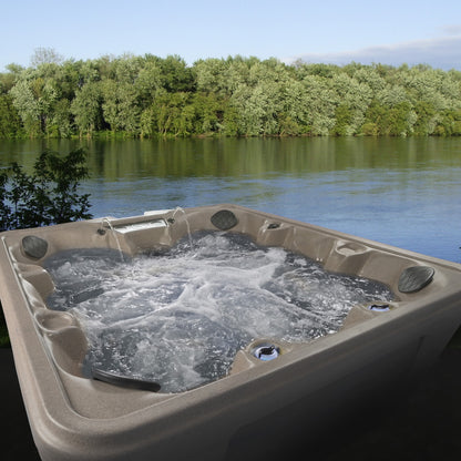 Aqualife by Strong Spas Palm Beach 6 Person 69-Port Non-Lounger Spa, 30 Jets, Cobblestone