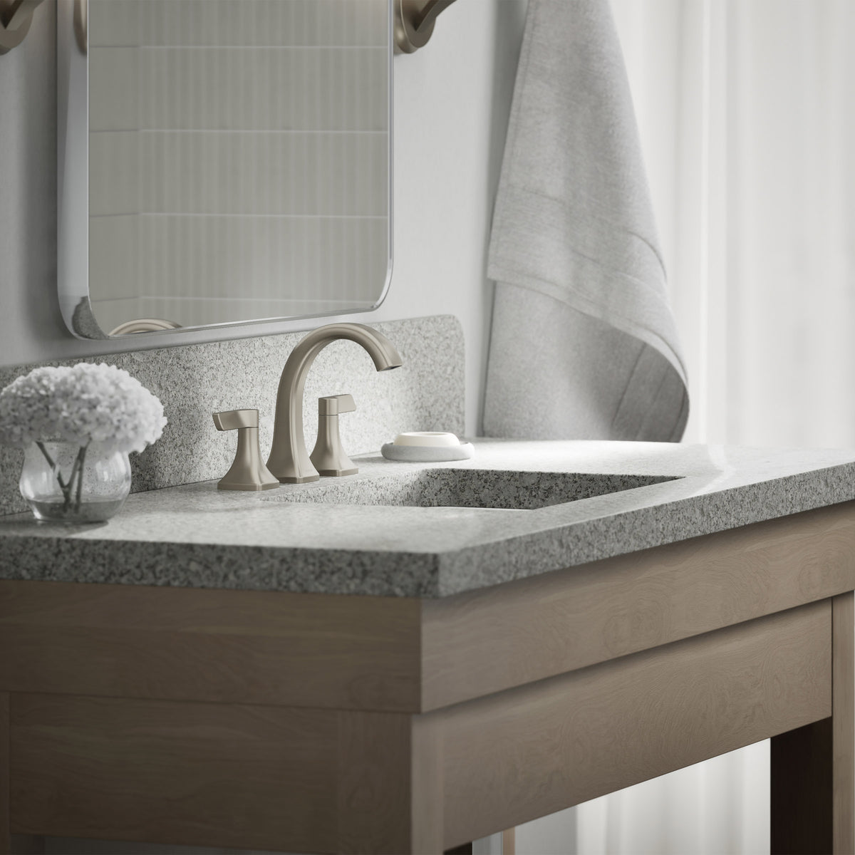 Kohler Riverly Widespread Bathroom Sink Faucet