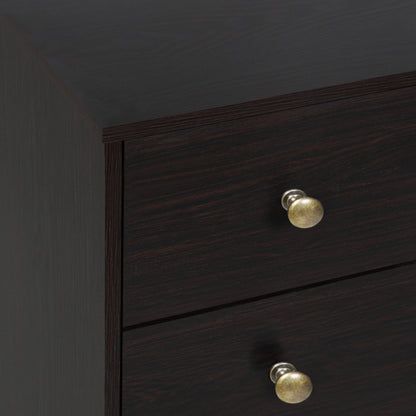 VEIKOUS Oversized 5-Drawer Dresser Chest, Large Storage Dresser for Bedroom Storage, Oak