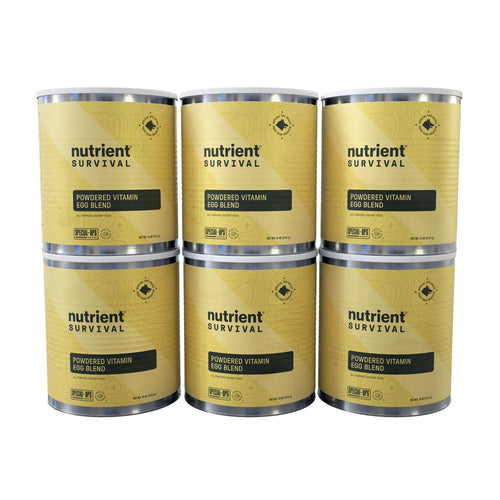Nutrient Survival Powdered Vitamin Eggs 6-pack, (210 Total Servings)