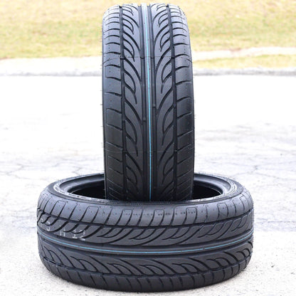Pair of 2 (TWO) Forceum Hena 205/40R17 ZR 84W XL A/S High Performance All Season Tires Fits: 2014-19 Ford Fiesta ST, 2012 Fiat 500 Abarth
