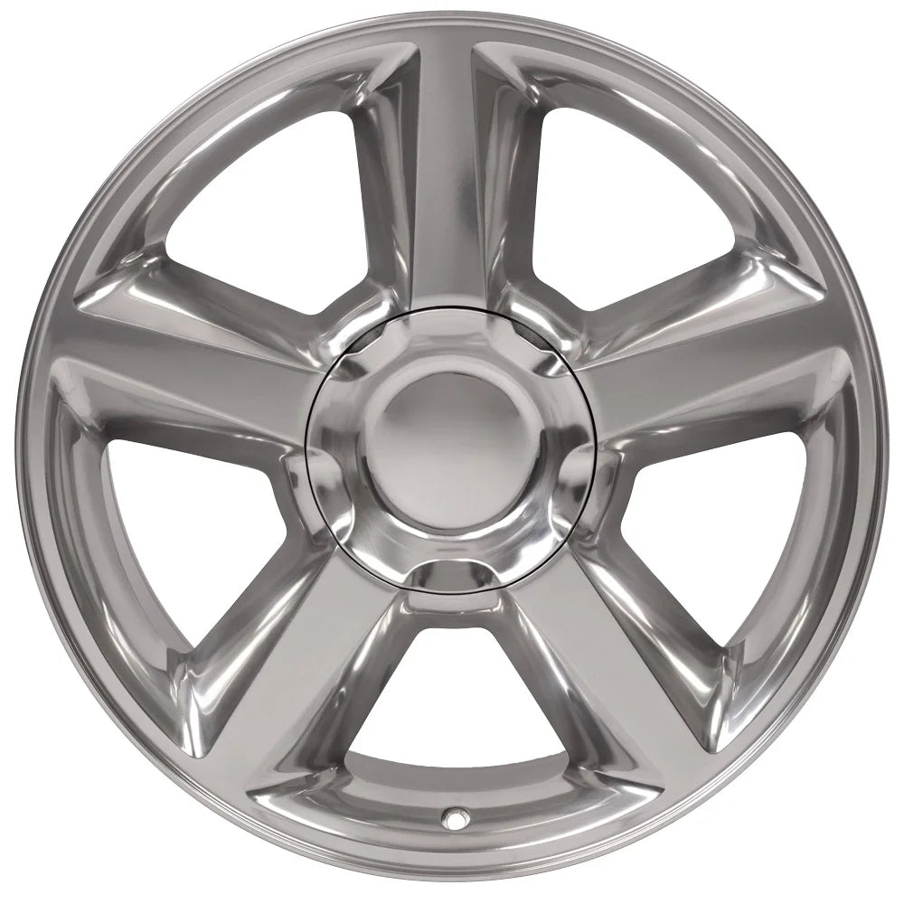 20 inch Rim fits 1995-2019 Chevrolet Tahoe Polished 20x8.5 Aluminum Wheel Direct Fit