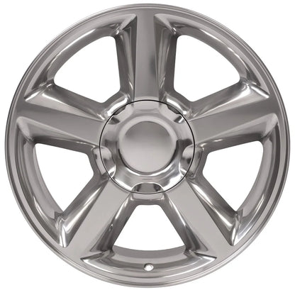 20 inch Rim fits 1995-2019 Chevrolet Tahoe Polished 20x8.5 Aluminum Wheel Direct Fit