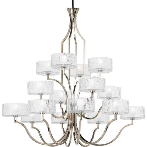 P4685-104WB-Progress Lighting-Caress - Chandeliers Light - 16 Light in Luxe and New Traditional style - 47 Inches wide by 46.19 Inches high