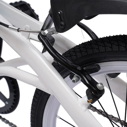 DENEST 20 Inch 7-Speed Bicycle Adult Road Bike Carbon Steel Folding Bike Double V-Brake