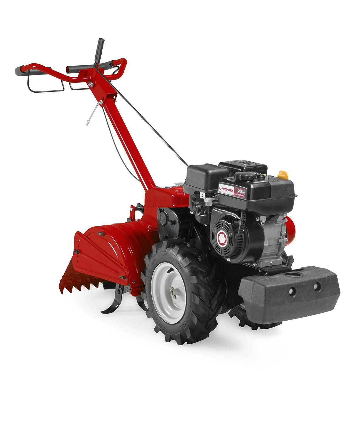 Restored Mustang 18 in. 208 CC Gas OHV Engine Rear-Tine Tiller with Forward-Rotating and Counter-Rotating Tilling Options (Refurbished)