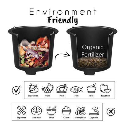 PURSONIC Electrnic Food Waste Composter - Fertilizer from Food Scraps