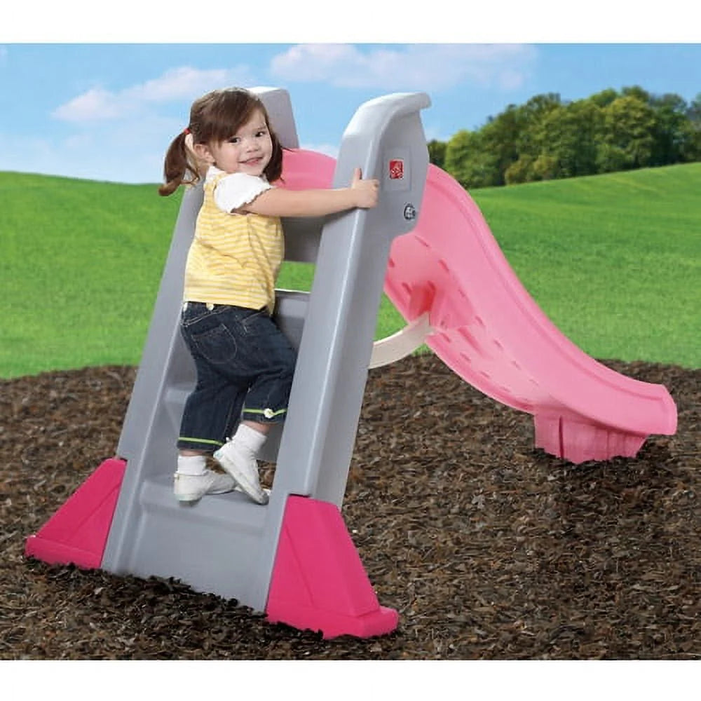 Step2 Naturally Playful Big Folding Slide Pink, Toddlers